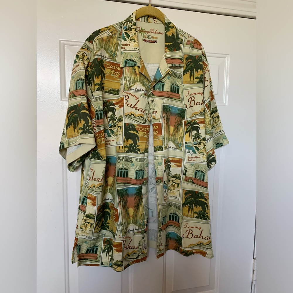 Men’s Tommy Bahama 100% Silk LA Vegas Shirt (3)🌴